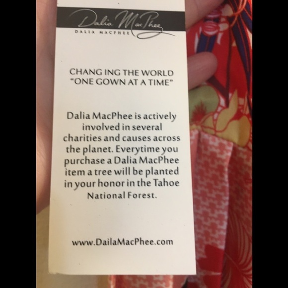 NWT Dalia MacPhee Floral Printed Pink Dress Pleated b2 - Picture 11 of 16